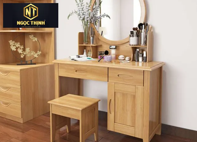 BÀN TRANG ĐIỂM GỖ GIÁ RẺ LONG THÀNH